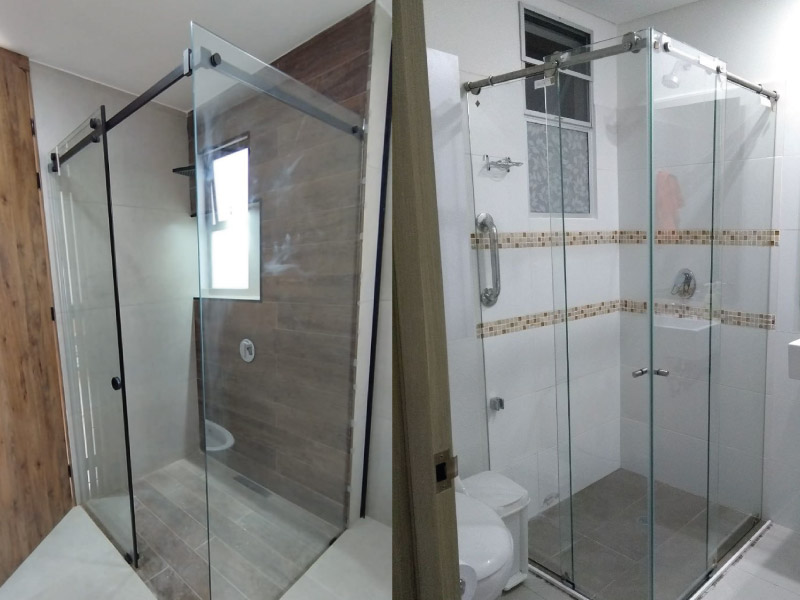 division bano vidrio templado cali